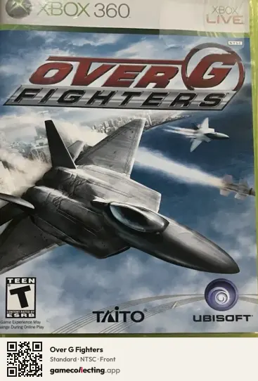 Over G Fighters Xbox 360, NTSC box front