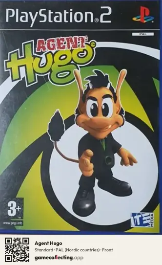 Agent Hugo PlayStation 2, Nordic countries box front
