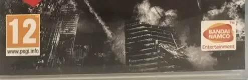 Godzilla, the PEGI square on its front