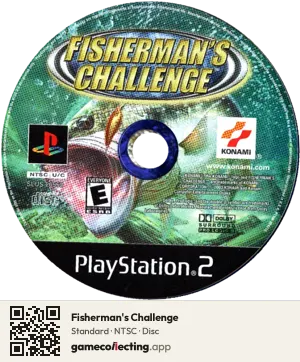 Fisherman's Challenge PlayStation 2, NTSC disc