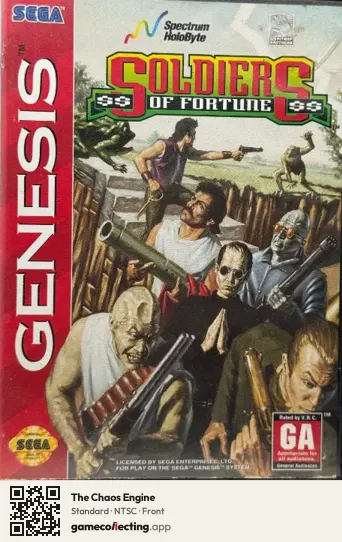 The Chaos Engine Sega Mega Drive / Genesis, NTSC box front