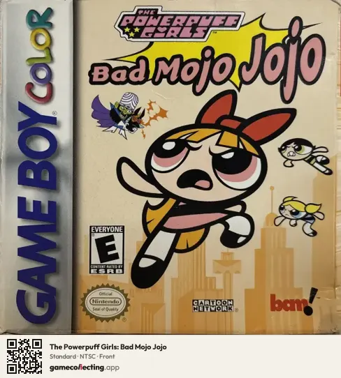 The Powerpuff Girls: Bad Mojo Jojo Game Boy Color, NTSC box front