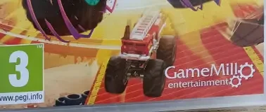Hot Wheels Monster Trucks: Stunt Mayhem, the PEGI square on its front