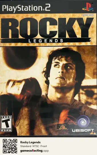 Rocky Legends PlayStation 2, NTSC box front