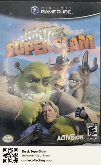 Shrek SuperSlam Nintendo GameCube, NTSC box front