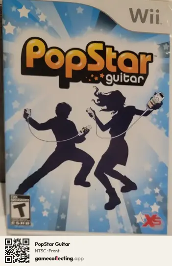PopStar Guitar Nintendo Wii, NTSC box front