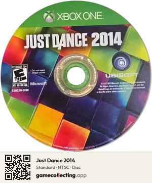 Just Dance 2014 Xbox One, NTSC disc