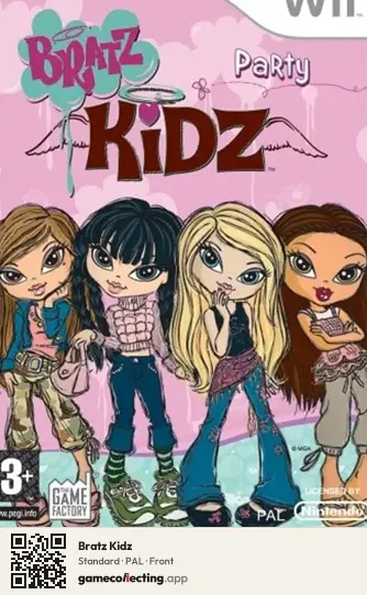 Bratz Kidz Nintendo Wii, PAL box front