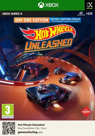Hot Wheels Unleashed Xbox Series X, PAL box front
