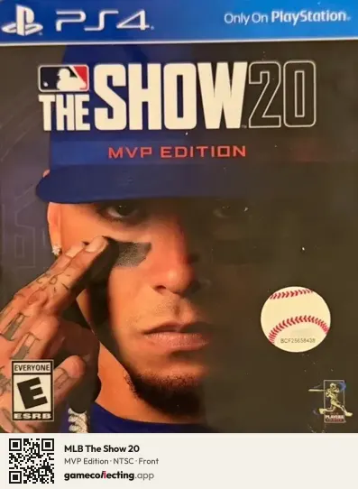 MLB The Show 20 PlayStation 4, NTSC box front