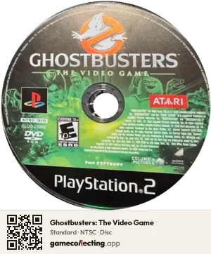Ghostbusters: The Video Game PlayStation 2, NTSC disc
