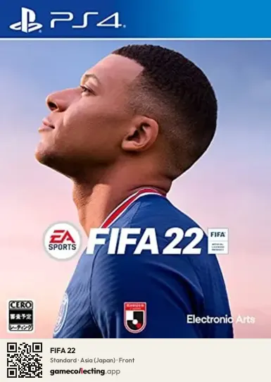 FIFA 22 PlayStation 4, Asia box front