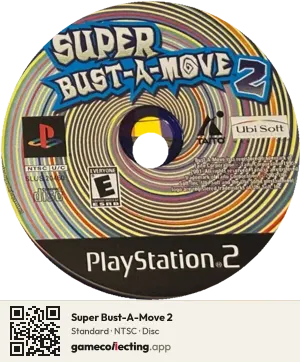 Super Bust-A-Move 2 PlayStation 2, NTSC disc