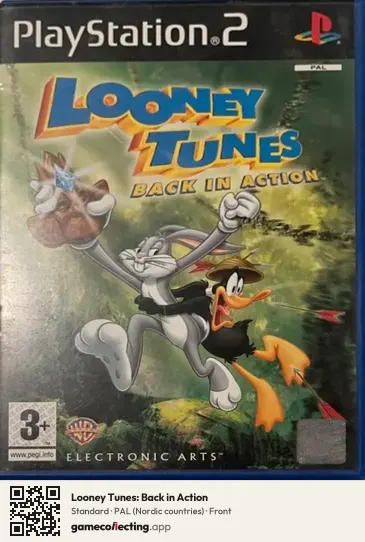 Looney Tunes: Back in Action PlayStation 2, Nordic countries box front