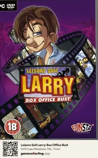 Leisure Suit Larry: Box Office Bust Computer, PAL box front