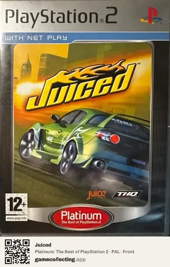Juiced PlayStation 2, PAL box front