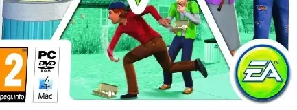 The Sims 3: Generations, the PEGI square on its front