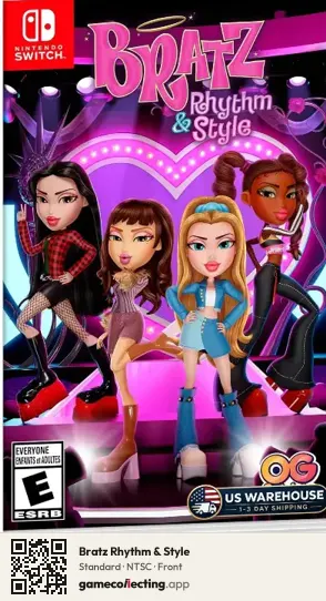 Bratz Rhythm & Style Nintendo Switch, NTSC box front