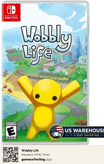 Wobbly Life Nintendo Switch, NTSC box front