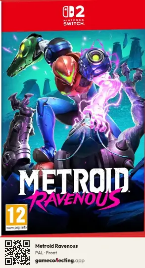 Metroid Ravenous Nintendo Switch 2, PAL box front