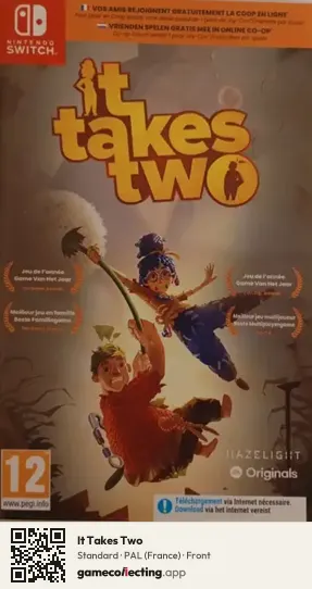 It Takes Two Nintendo Switch, France box front