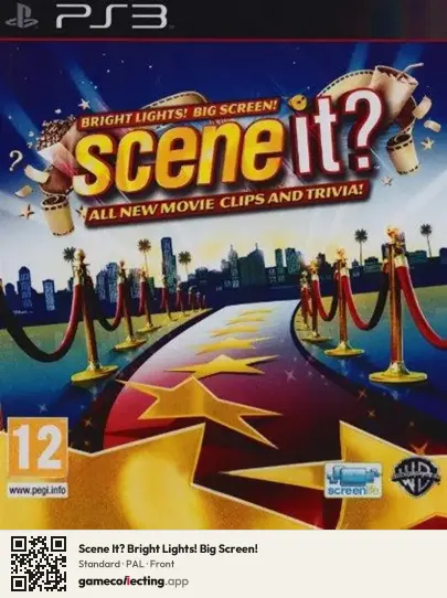 Scene It? Bright Lights! Big Screen! PlayStation 3, PAL box front