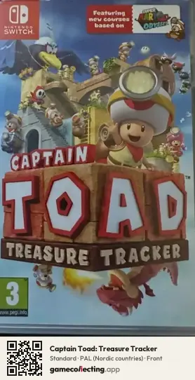 Captain Toad: Treasure Tracker Nintendo Switch, Nordic countries box front