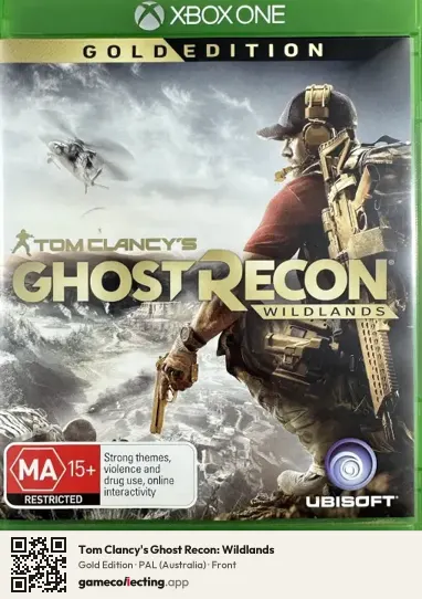 Tom Clancy's Ghost Recon: Wildlands Xbox One, Australia box front