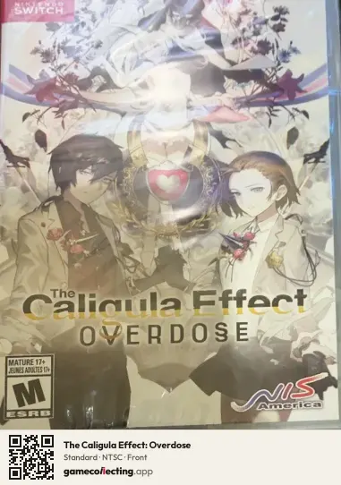 The Caligula Effect: Overdose Nintendo Switch, NTSC box front