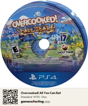 Overcooked! All You Can Eat PlayStation 4, NTSC disc