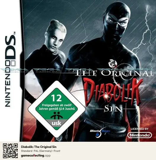 Diabolik: The Original Sin Nintendo DS, Germany box front