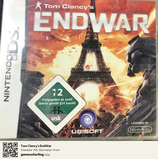 Tom Clancy's EndWar Nintendo DS, Germany box front