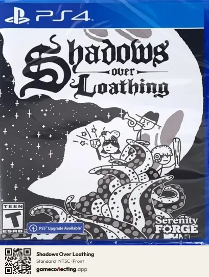 Shadows Over Loathing PlayStation 4, NTSC box front