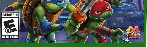 Teenage Mutant Ninja Turtles: Mutants Unleashed, the ESRB box on its front