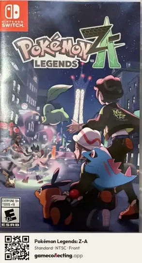 Pokémon Legends: Z-A Nintendo Switch, NTSC box front
