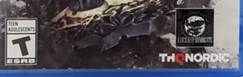 Darksiders Genesis, the ESRB box on its front