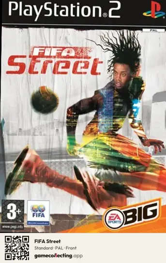 FIFA Street PlayStation 2, PAL box front