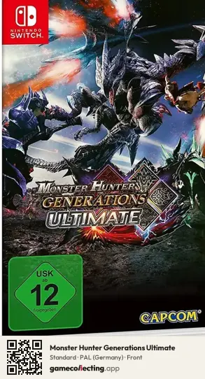 Monster Hunter Generations Ultimate Nintendo Switch, Germany box front