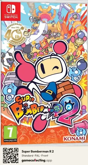 Super Bomberman R 2 Nintendo Switch, PAL box front