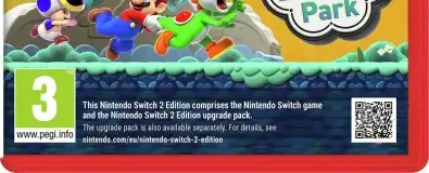 Super Mario Bros. Wonder, the PEGI square on its front