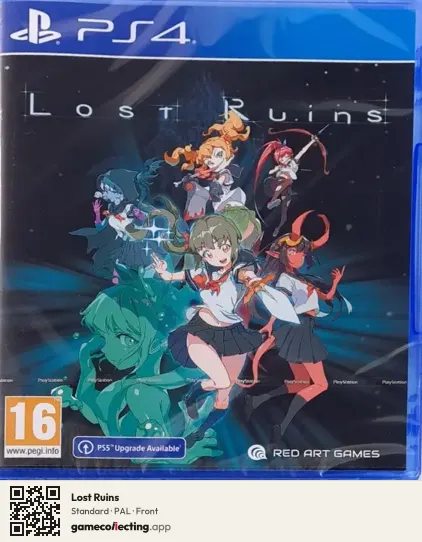 Lost Ruins PlayStation 4, PAL box front