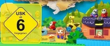 Yoshi's Crafted World, the USK square on its front