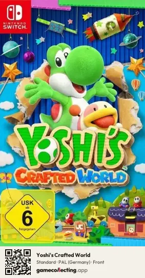 Yoshi's Crafted World Nintendo Switch, Germany box front