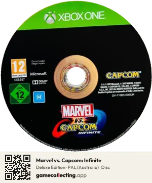 Marvel vs. Capcom: Infinite Xbox One, PAL disc