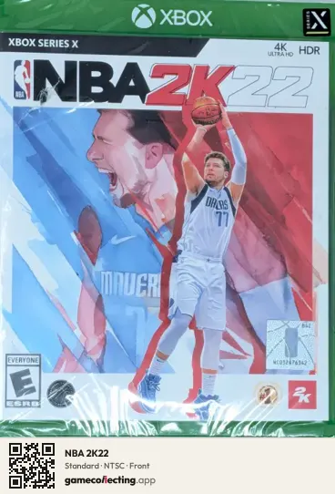 NBA 2K22 Xbox Series X, NTSC box front