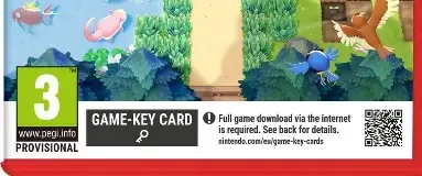 Pokémon Pokopia, the PEGI square on its front