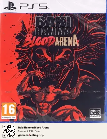 Baki Hanma: Blood Arena PlayStation 5, PAL box front