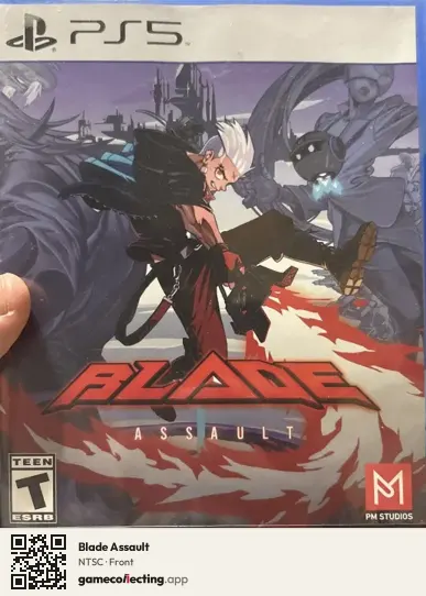 Blade Assault PlayStation 5, NTSC box front