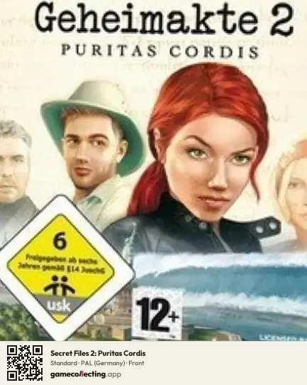 Secret Files 2: Puritas Cordis Nintendo DS, Germany box front