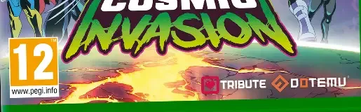 Marvel Cosmic Invasion, the PEGI square on its front